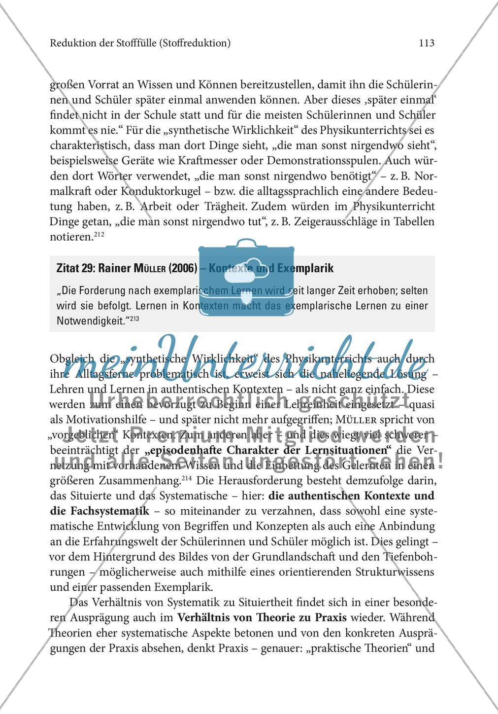 Reduktion der Stofffülle (Stoffreduktion) Preview 43