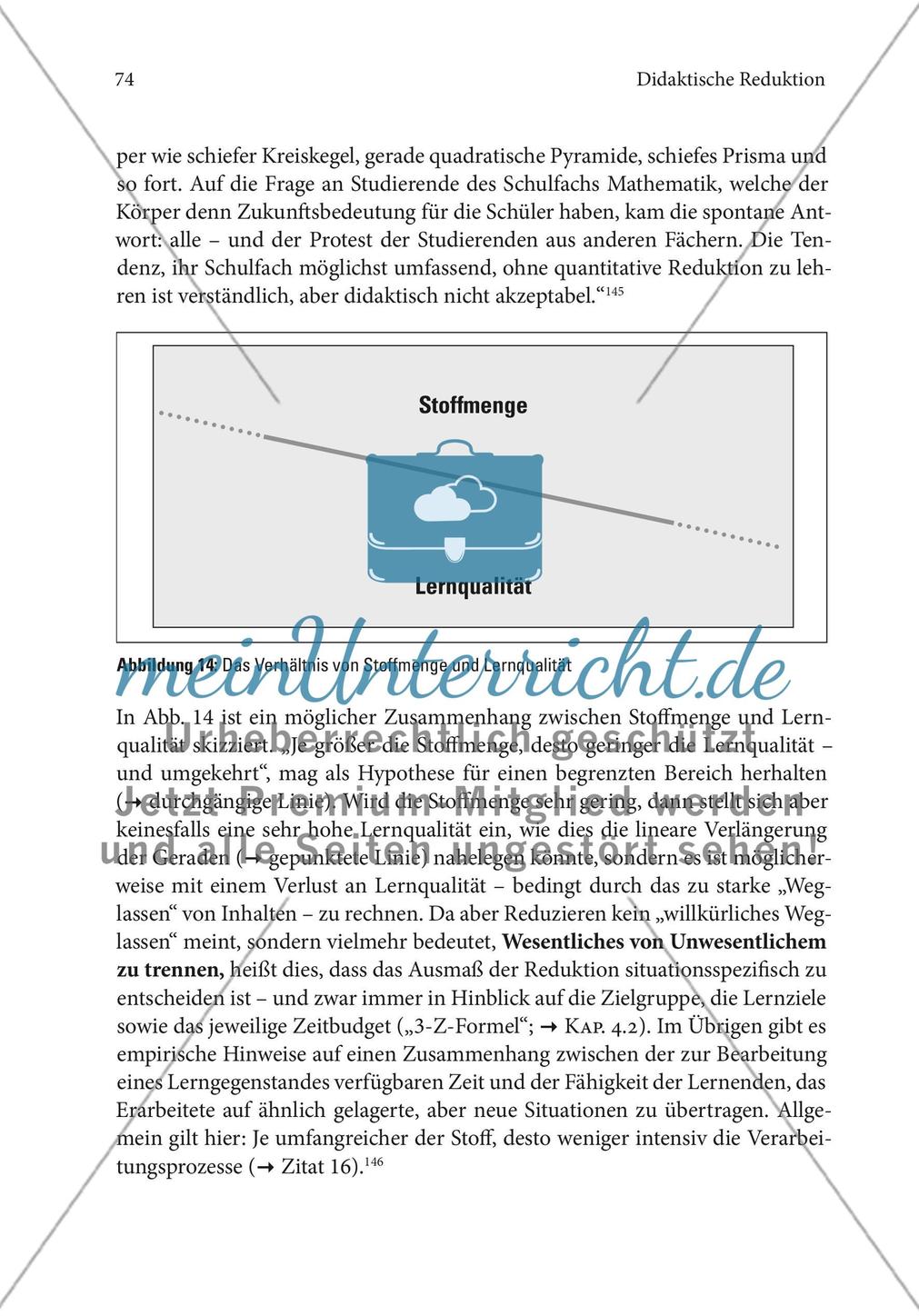 Reduktion der Stofffülle (Stoffreduktion) Preview 4
