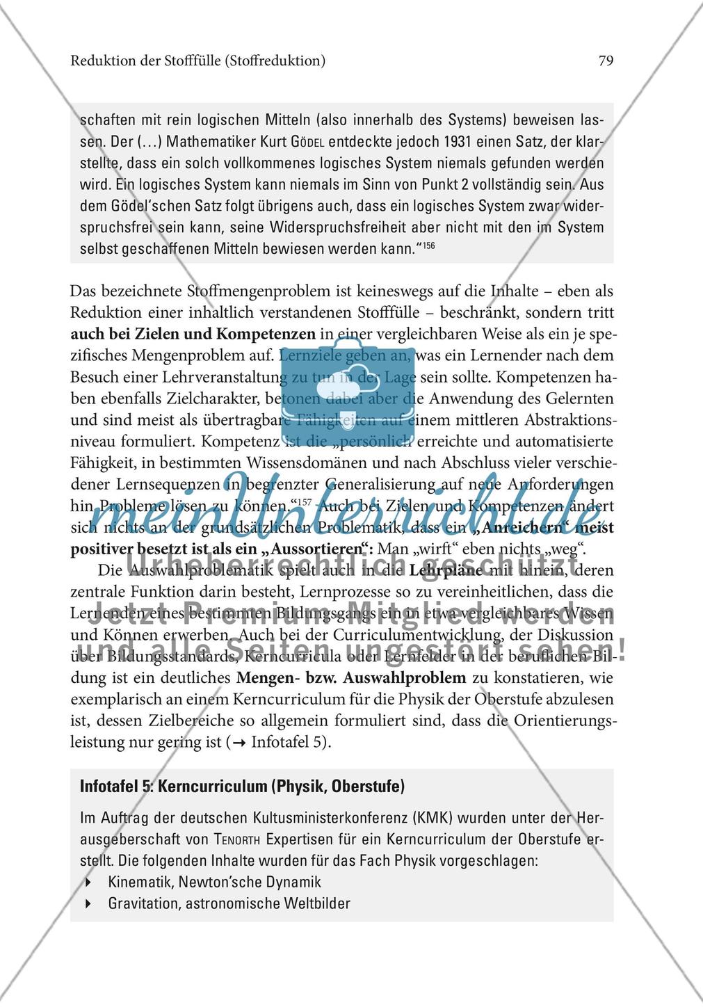 Reduktion der Stofffülle (Stoffreduktion) Preview 9
