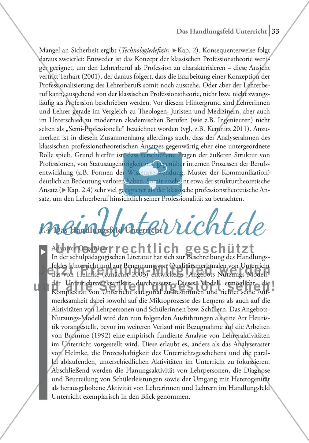 Das Handlungsfeld Unterricht Preview 1
