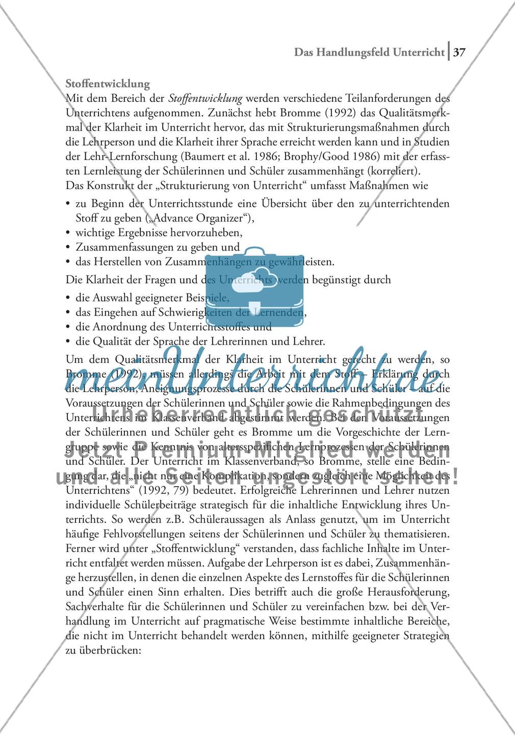 Das Handlungsfeld Unterricht Preview 5