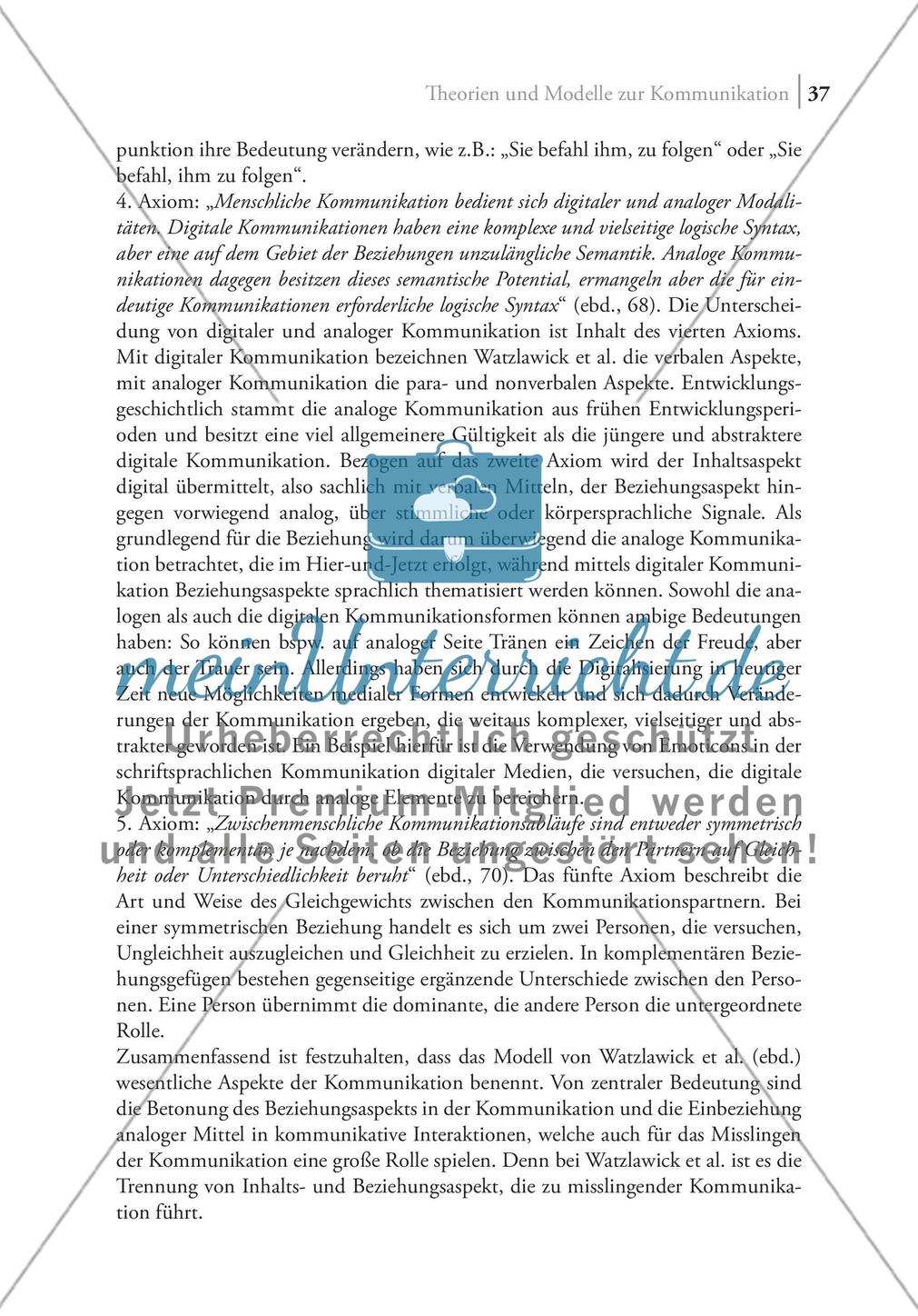 Theorien und Modelle zur Kommunikation Preview 16