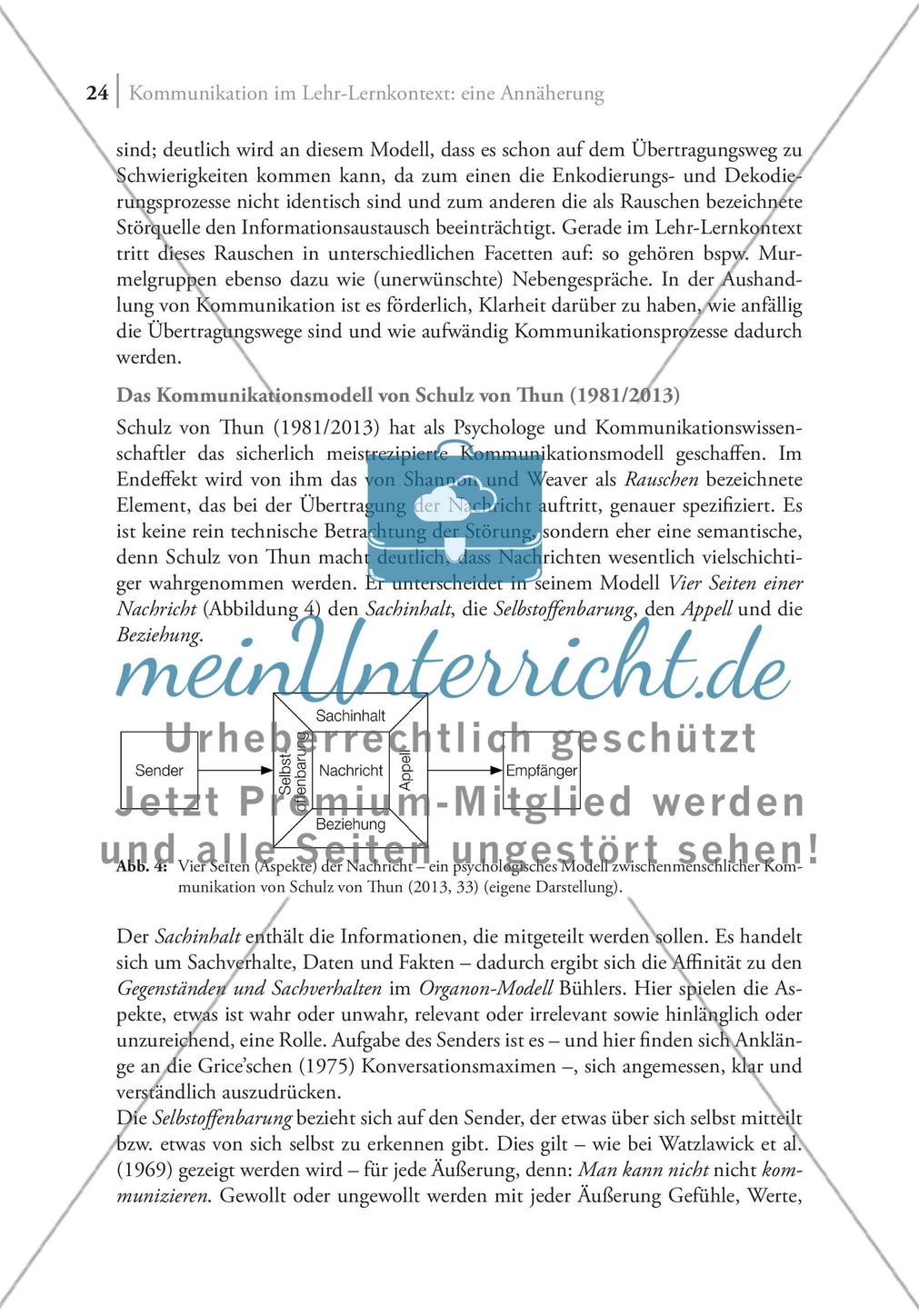Theorien und Modelle zur Kommunikation Preview 3