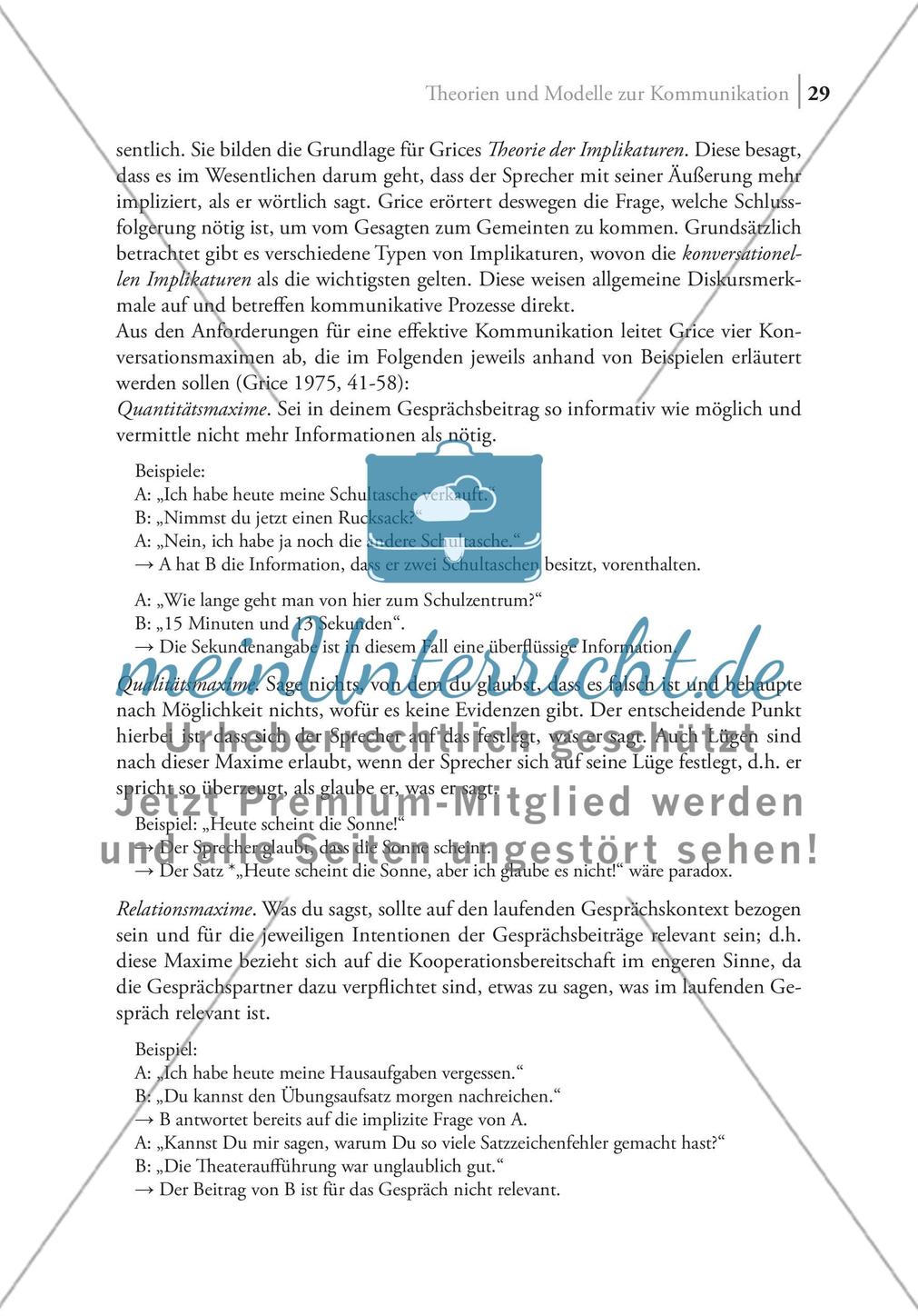 Theorien und Modelle zur Kommunikation Preview 8