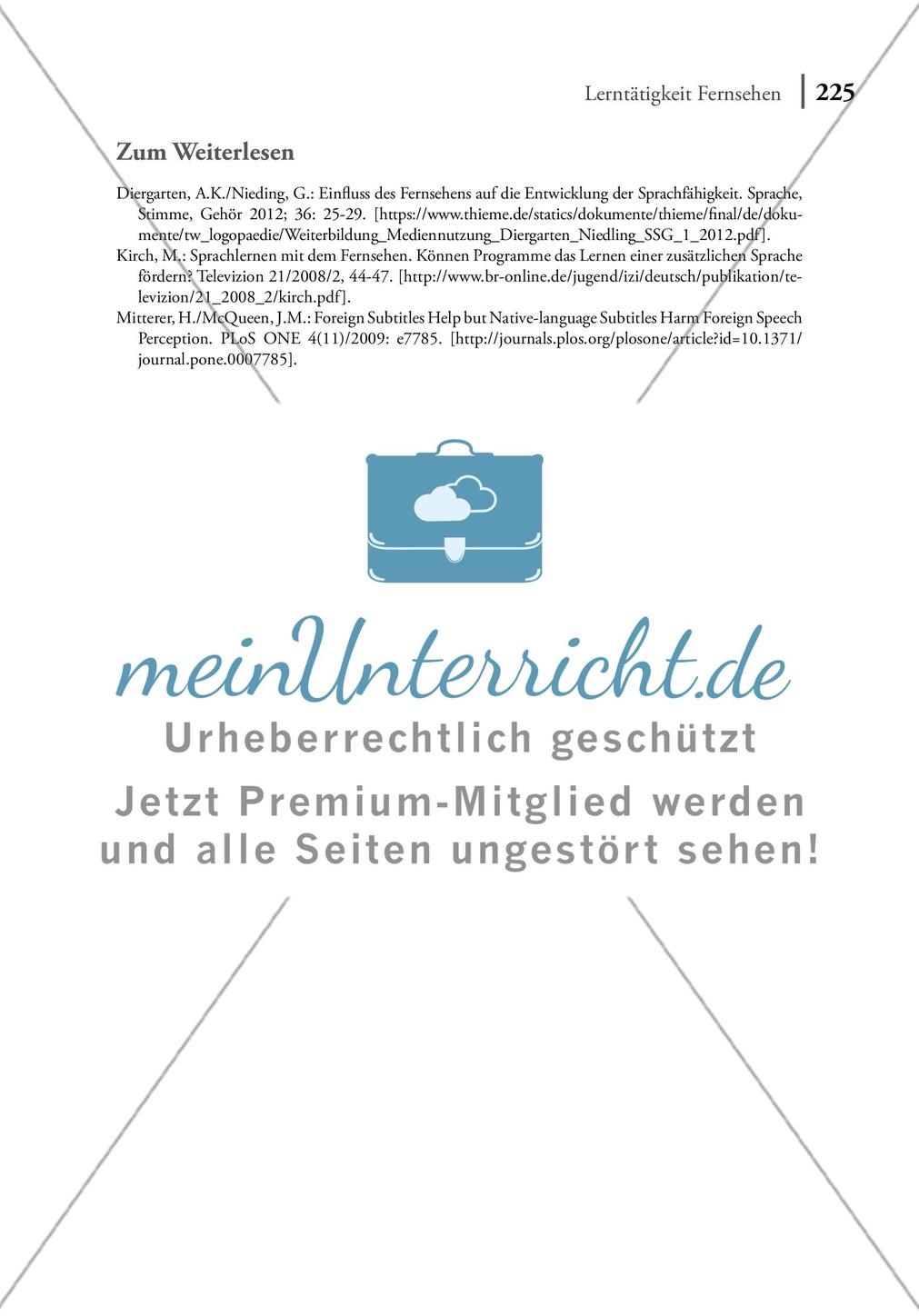 Lerntätigkeit Fernsehen Preview 5