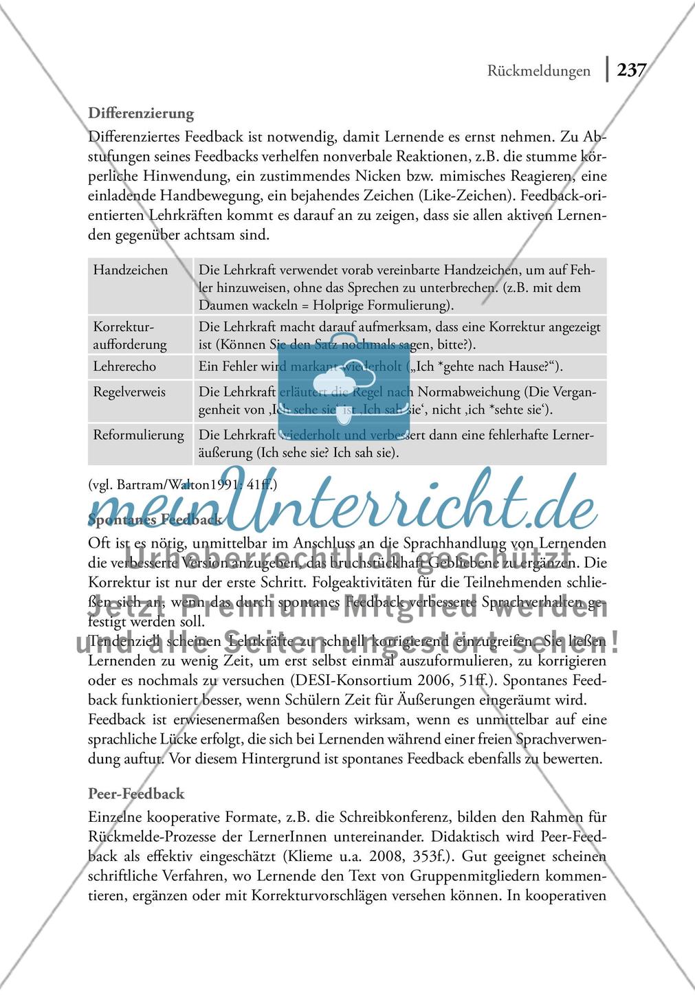 Rückmeldungen Preview 3