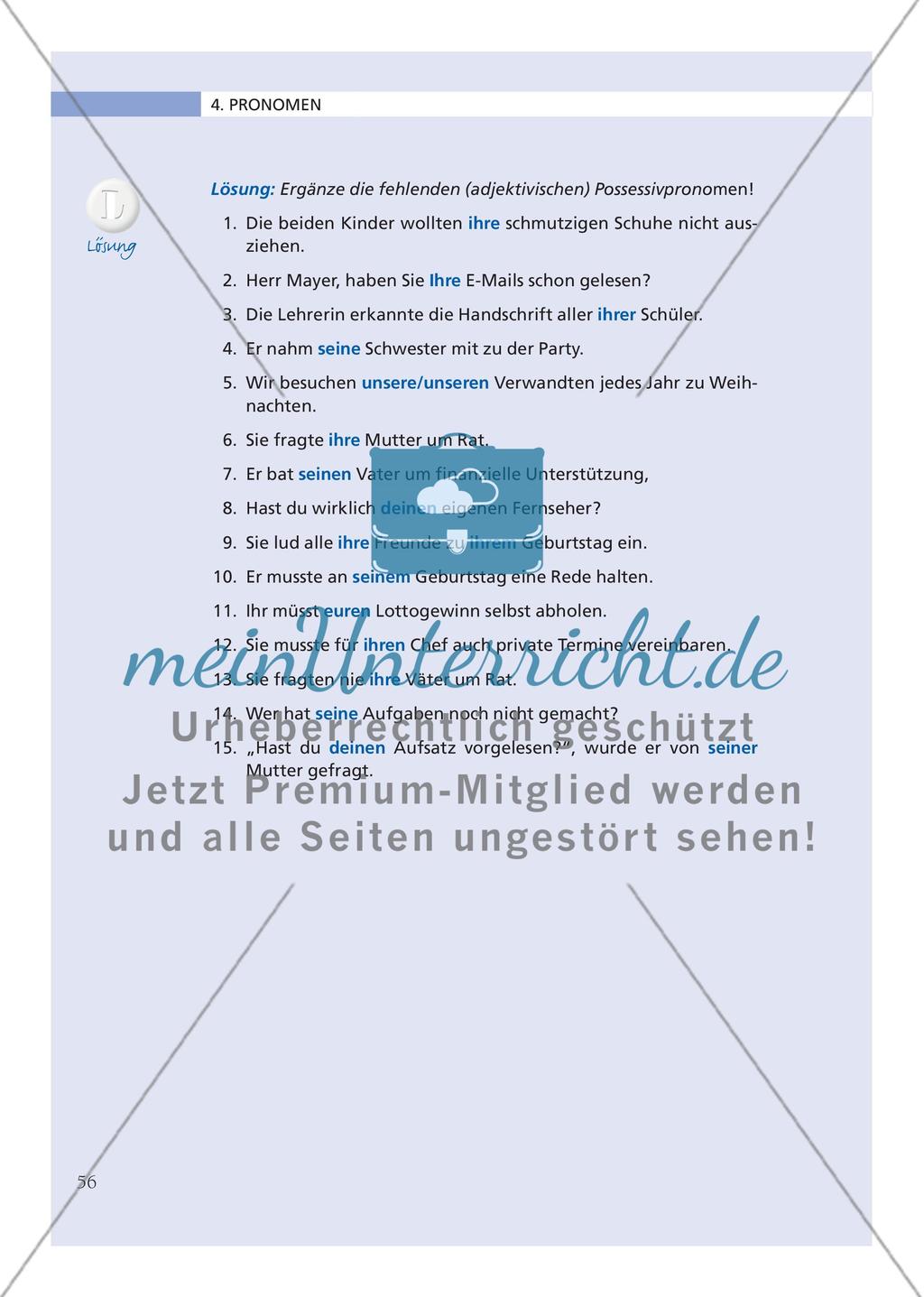 Pronomen Preview 7