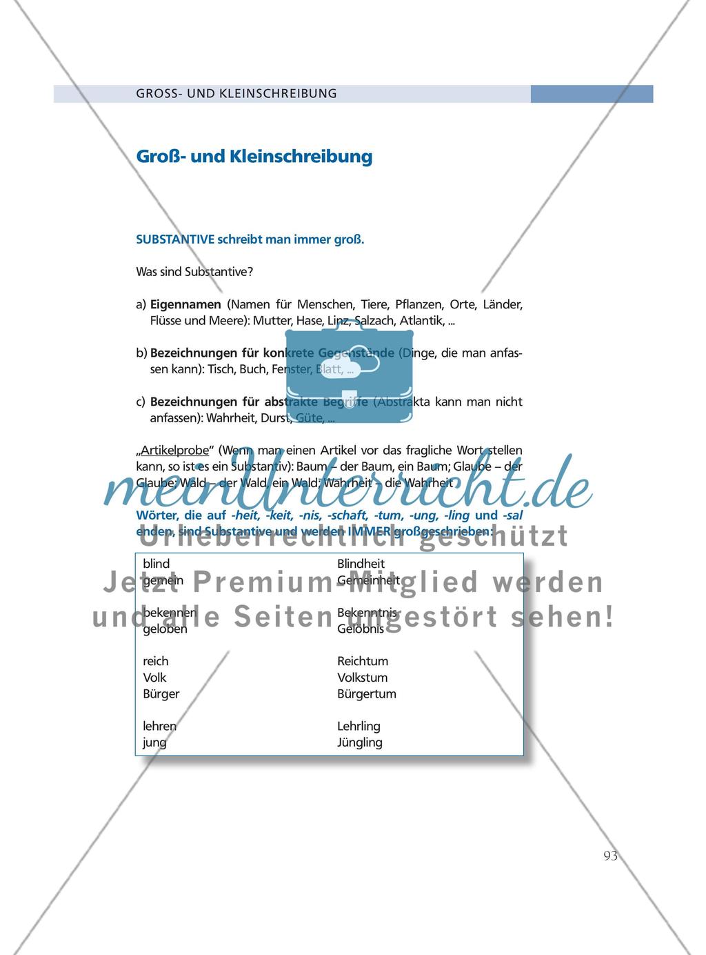 Groß- und Kleinschreibung Preview 1