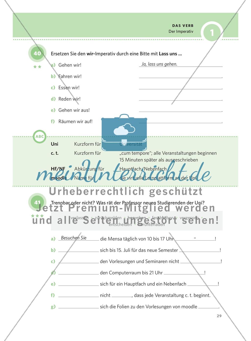 Das Verb Preview 21