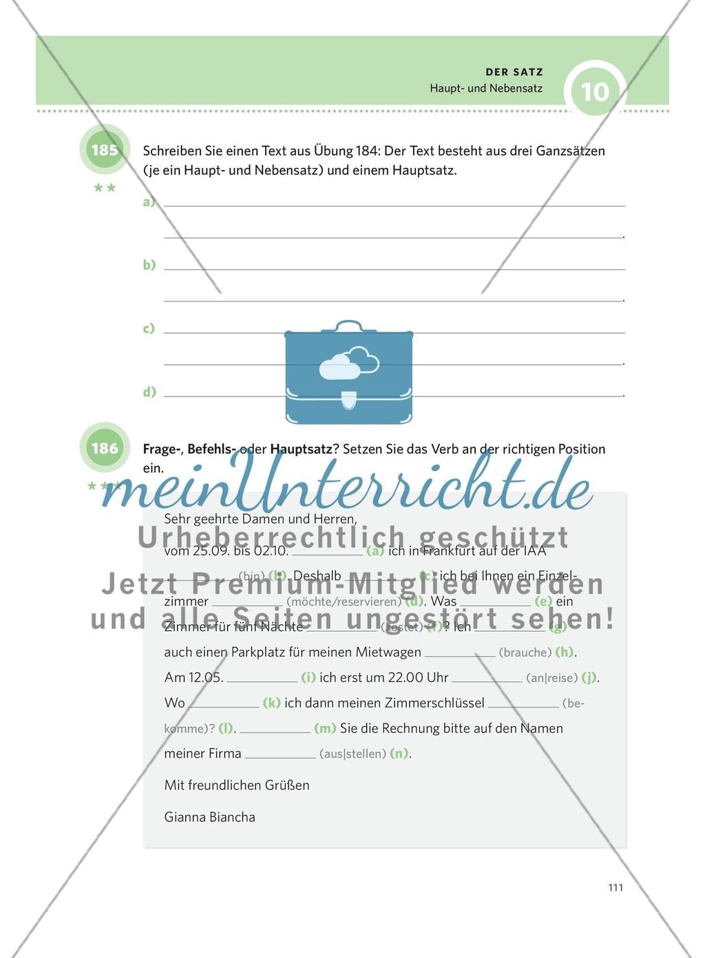 Der Satz Preview 2