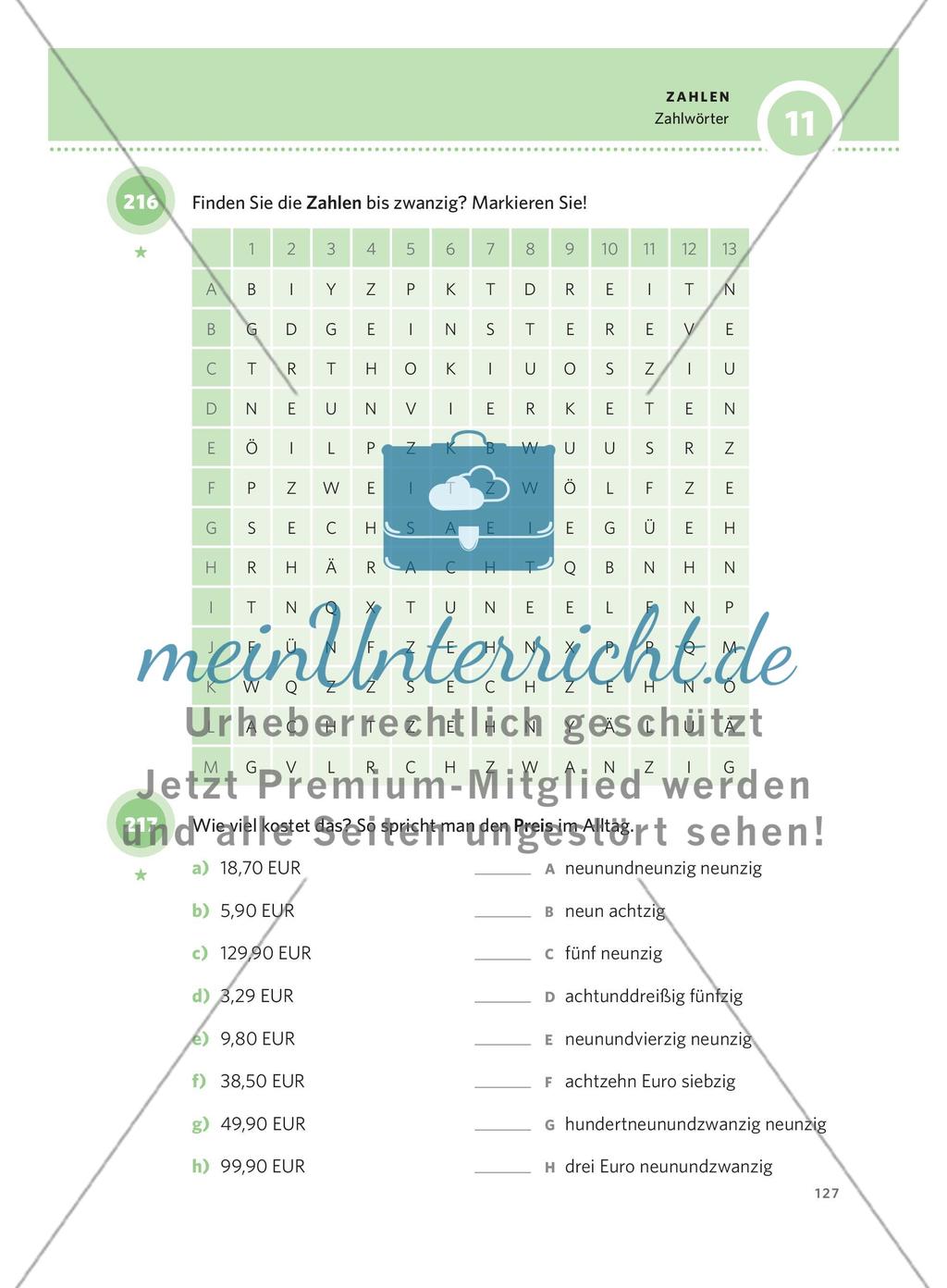 Zahlen Preview 2