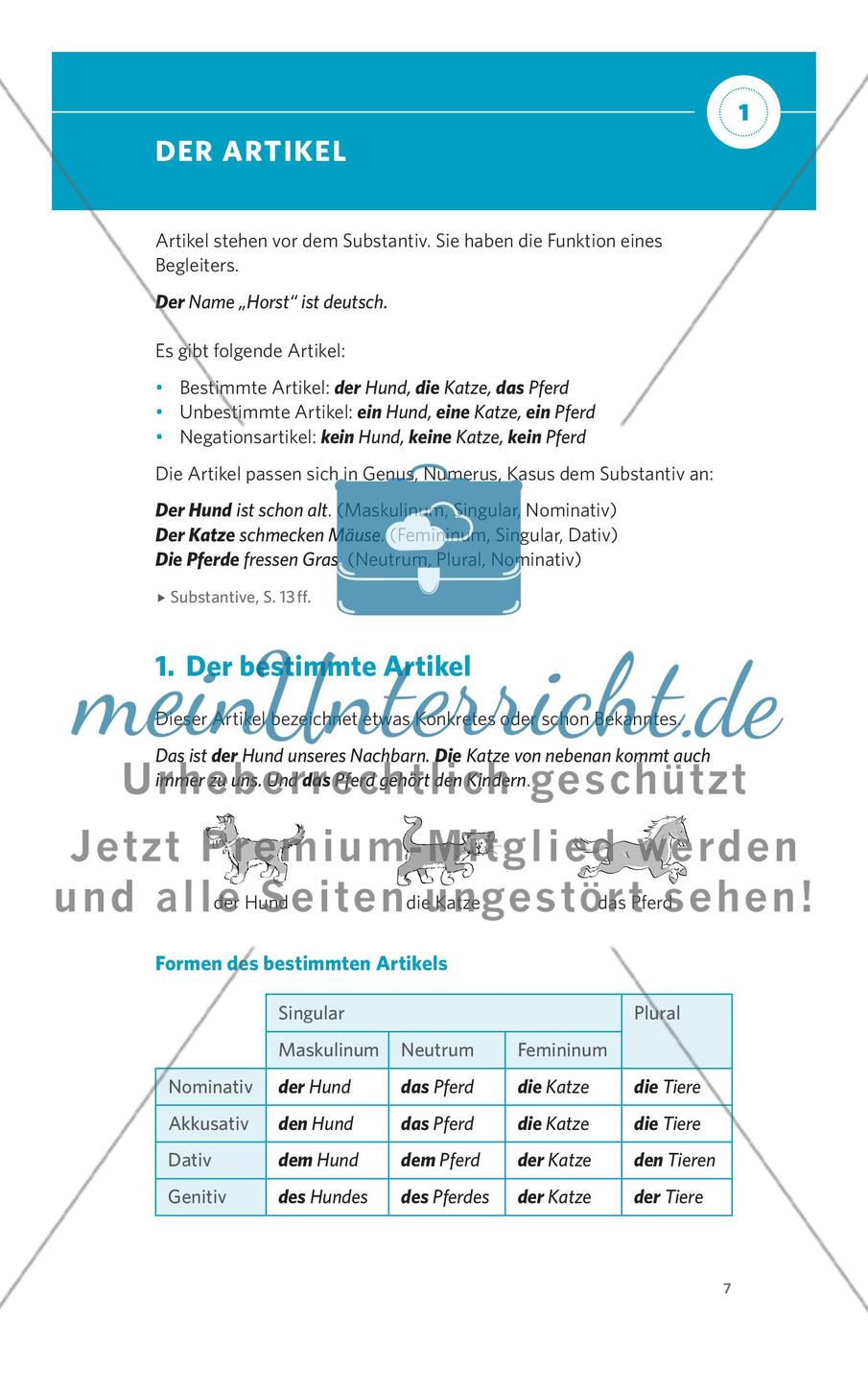 Der Artikel Preview 1