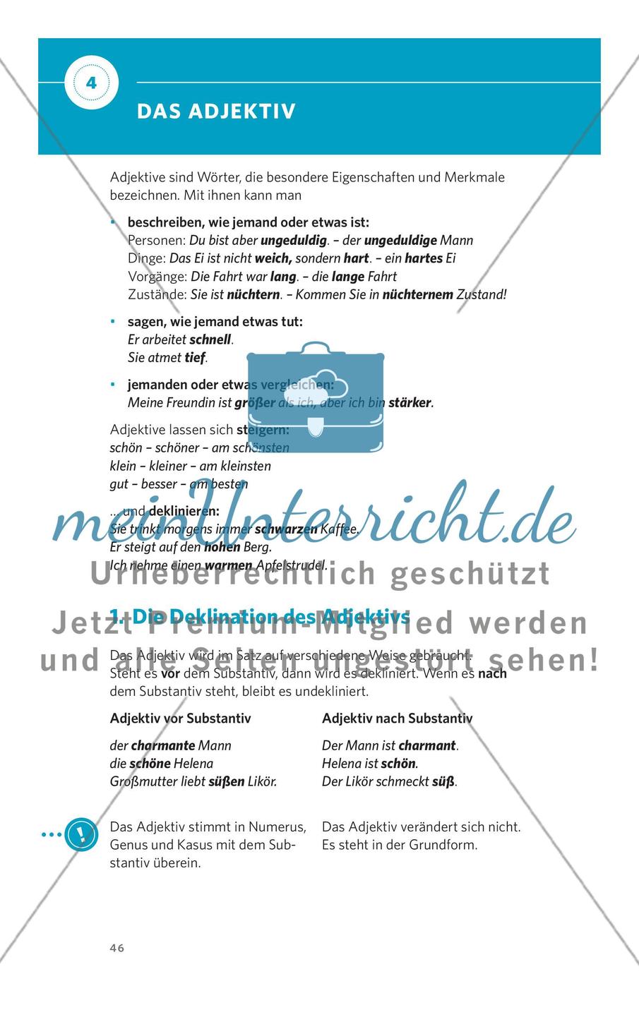 Das Adjektiv Preview 1