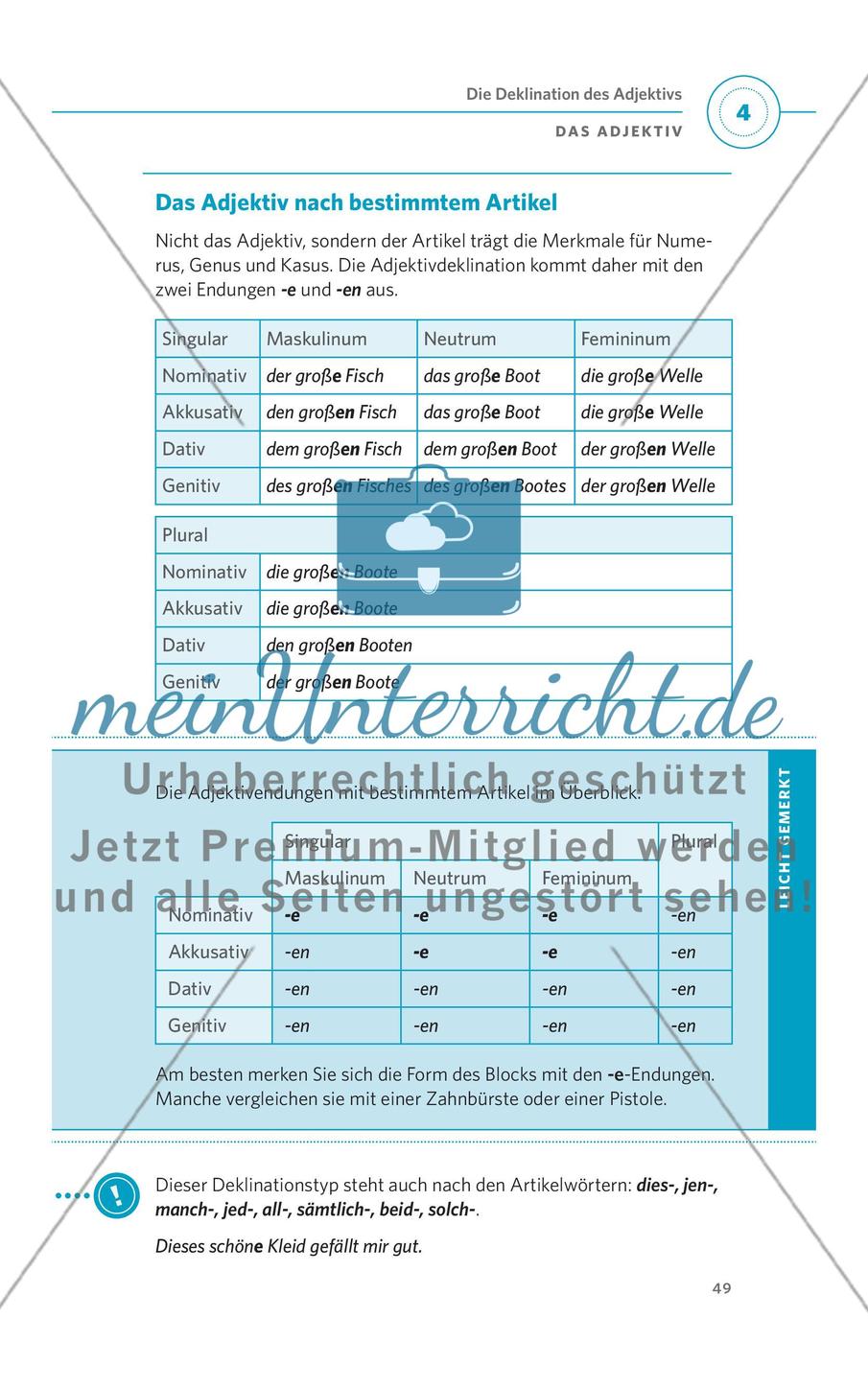 Das Adjektiv Preview 4