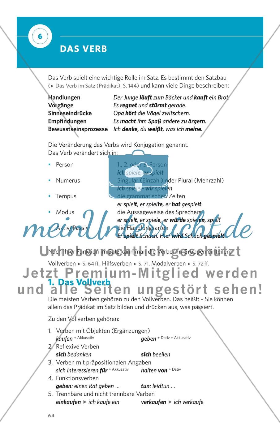 Das Verb Preview 1