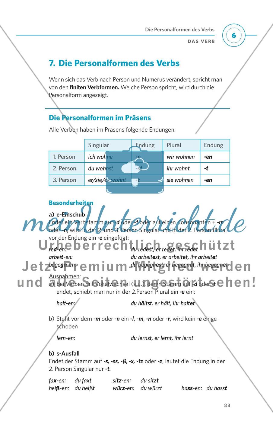 Das Verb Preview 20