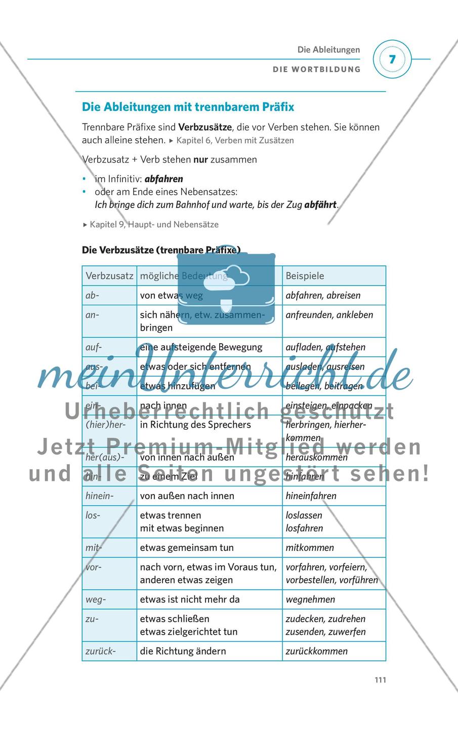 Die Wortbildung Preview 3