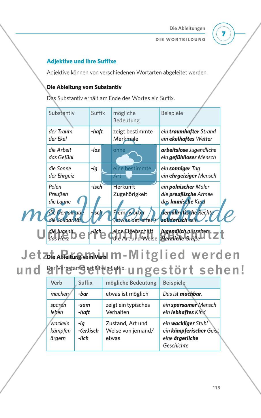 Die Wortbildung Preview 5