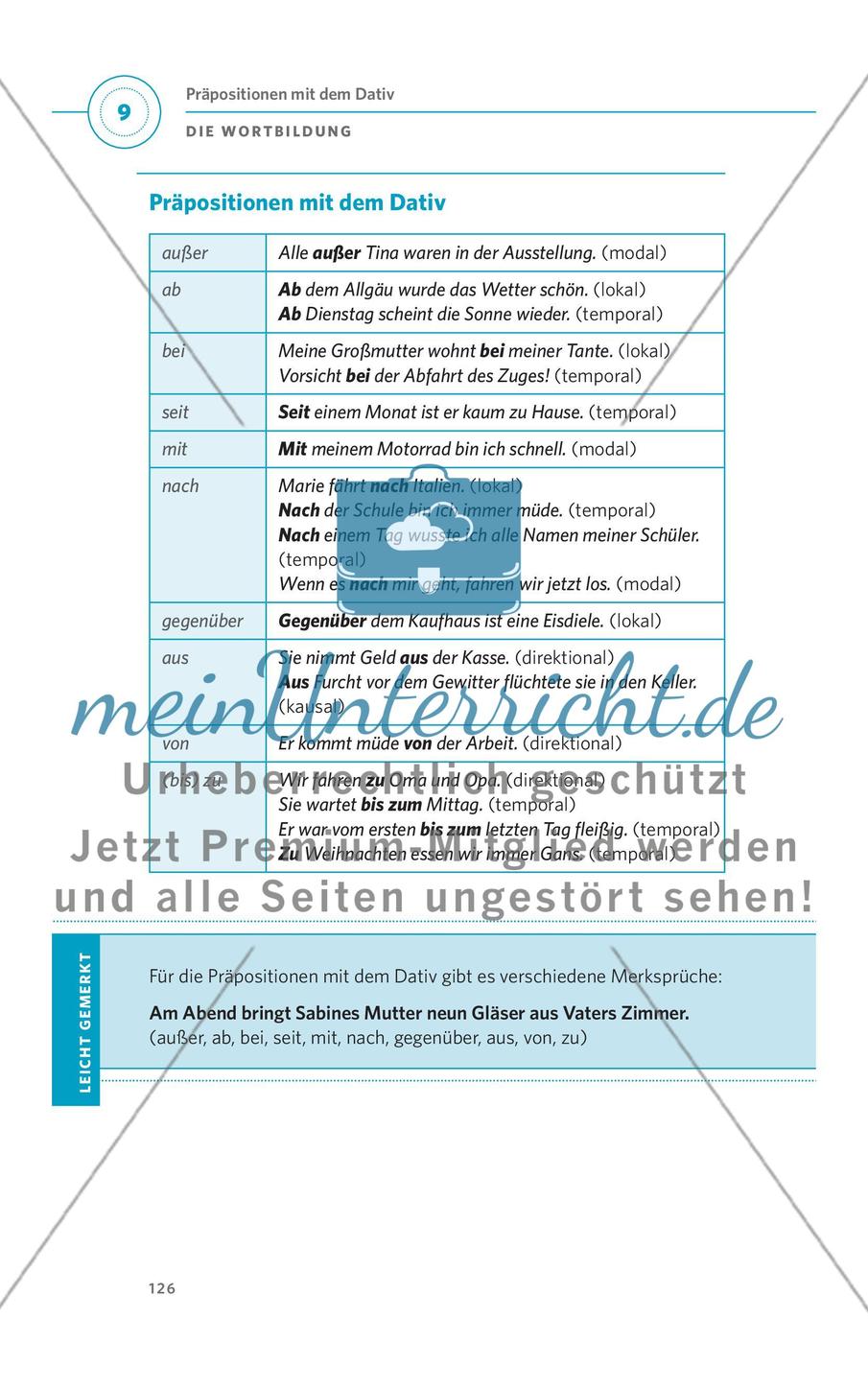 Die Präpositionen Preview 3
