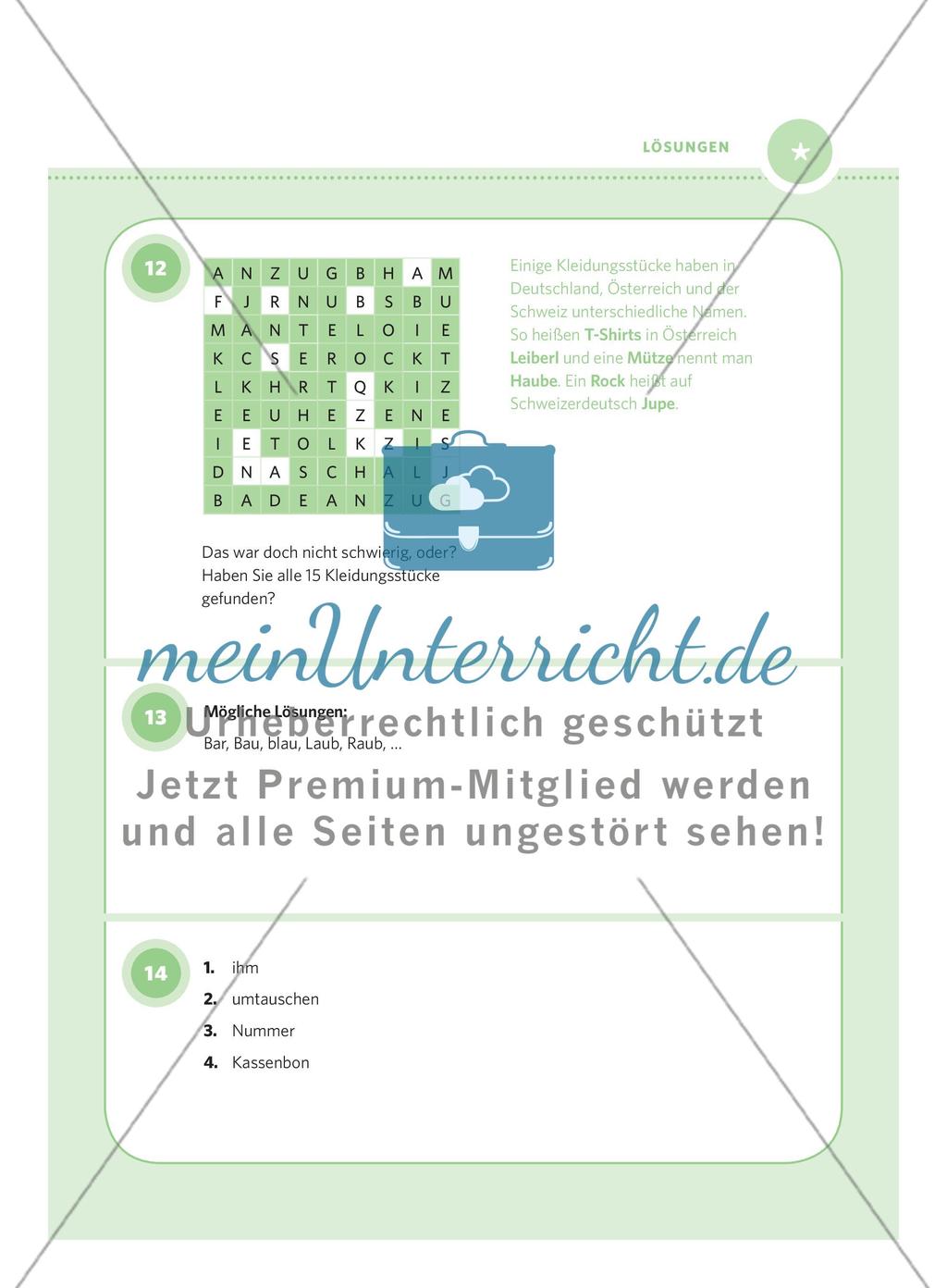 250 Rätsel DaF – Schwierigkeitsstufe 1: Teil 1 Preview 10