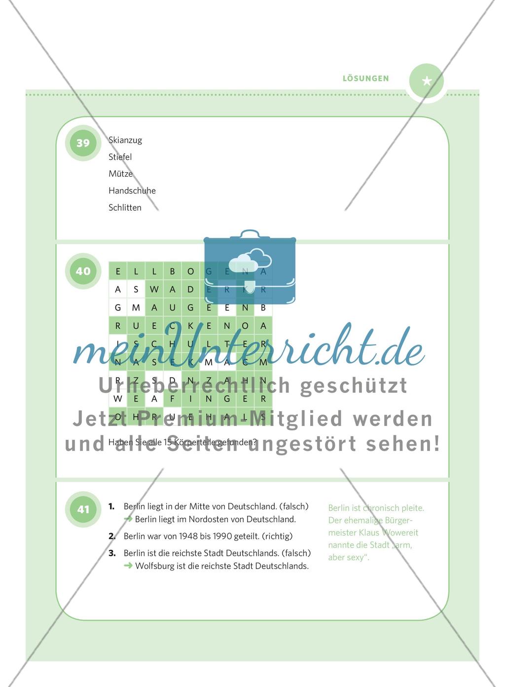 250 Rätsel DaF – Schwierigkeitsstufe 1: Teil 2 Preview 8
