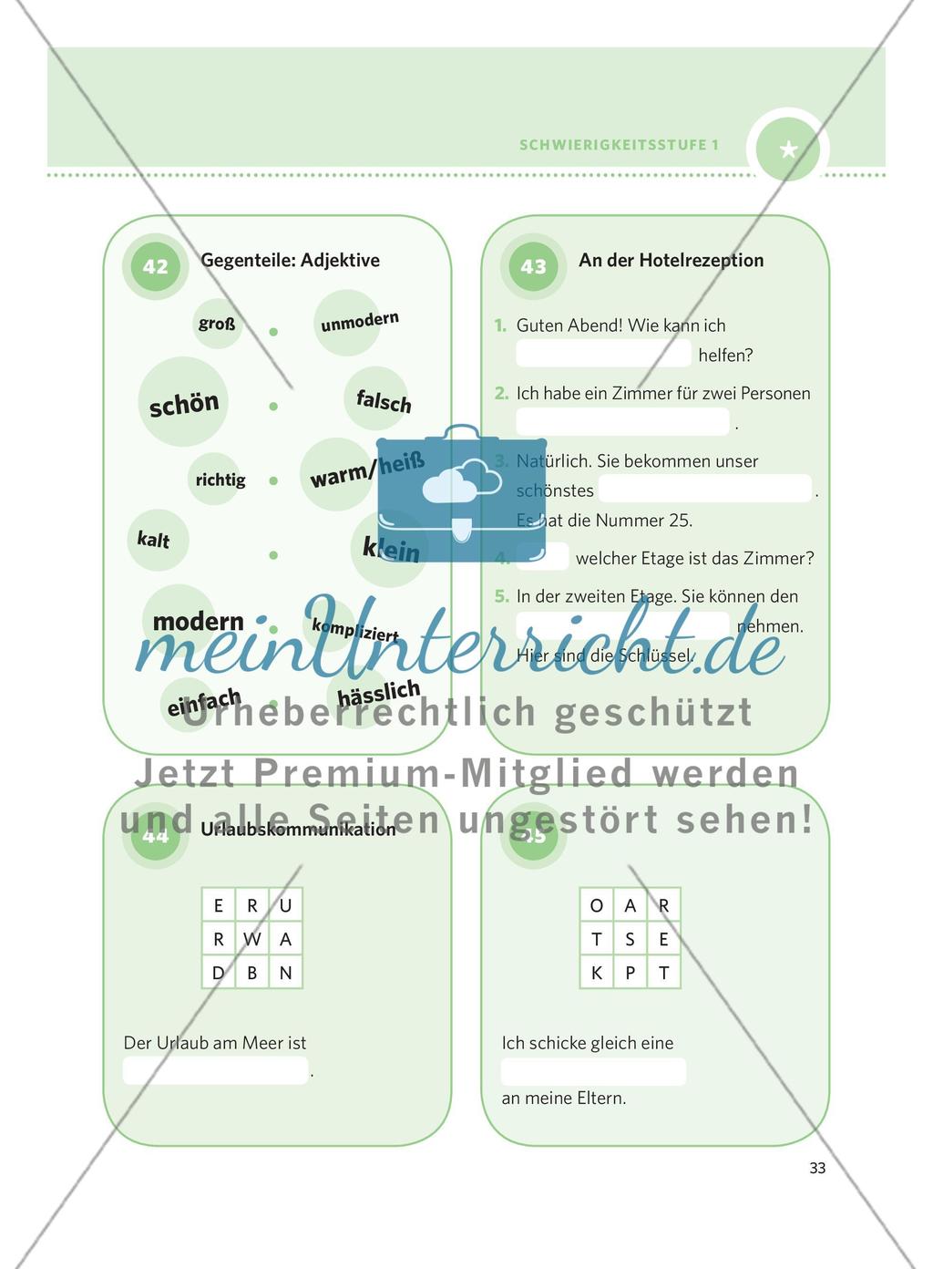 250 Rätsel DaF – Schwierigkeitsstufe 1: Teil 2 Preview 9