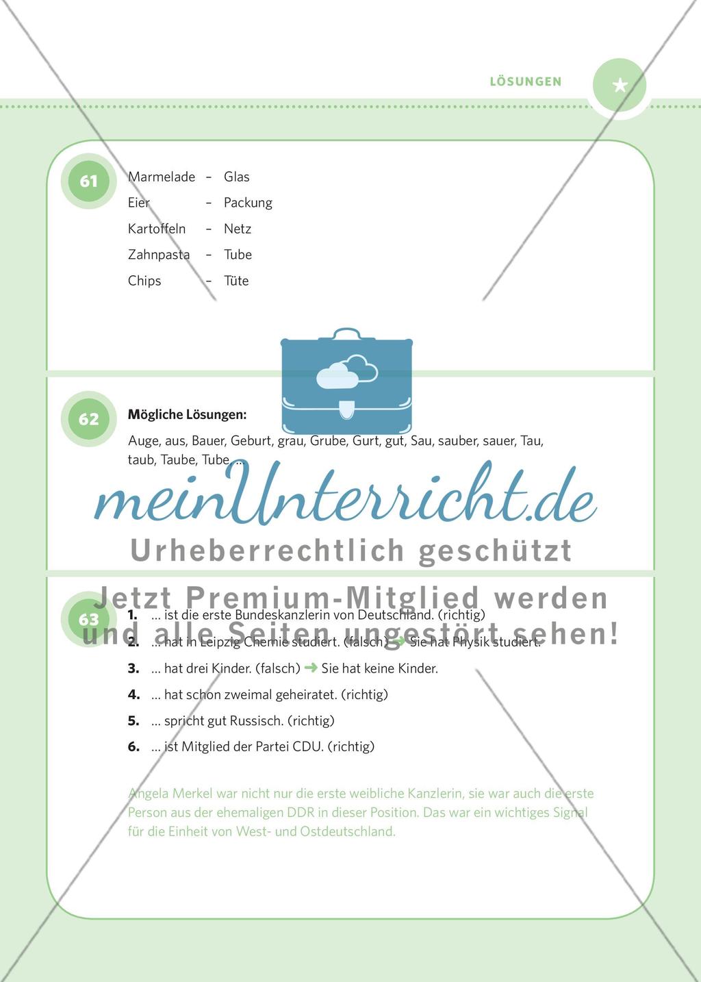 250 Rätsel DaF – Schwierigkeitsstufe 1: Teil 3 Preview 2