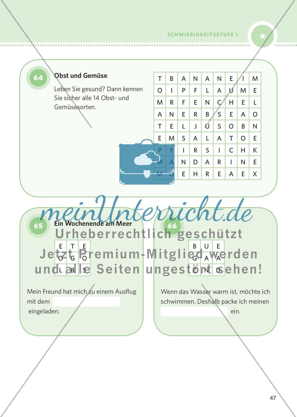 250 Rätsel DaF – Schwierigkeitsstufe 1: Teil 3 Preview 3