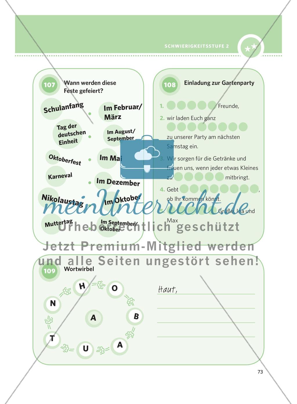 250 Rätsel DaF – Schwierigkeitsstufe 2: Teil 1 Preview 11