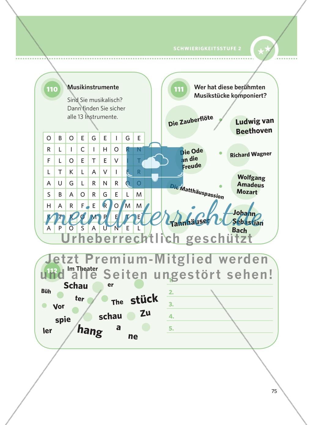 250 Rätsel DaF – Schwierigkeitsstufe 2: Teil 1 Preview 13