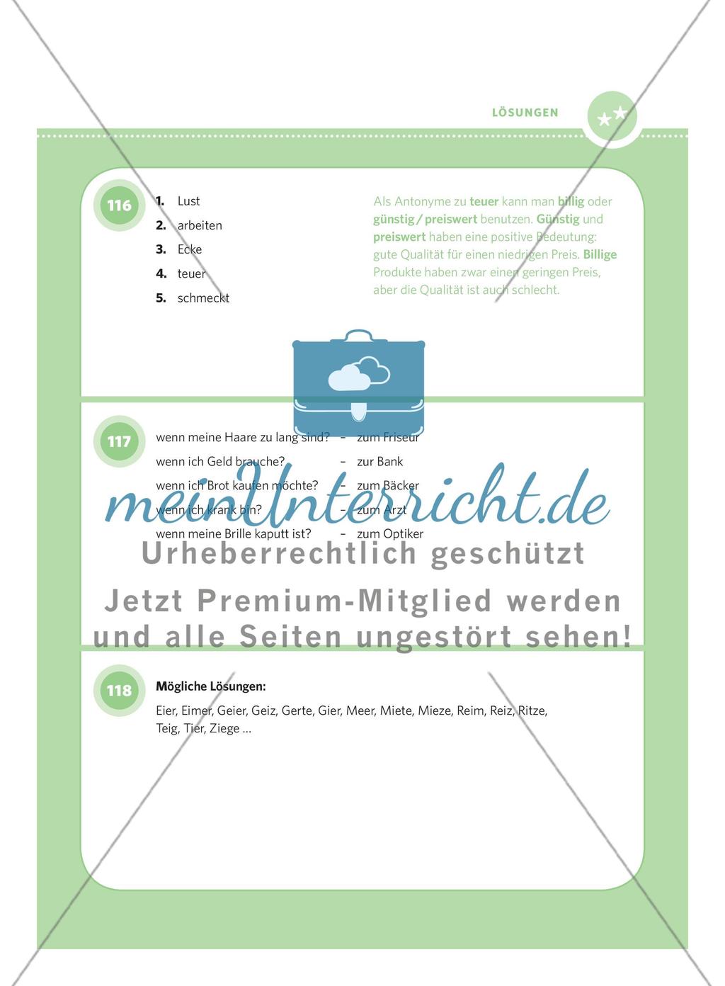 250 Rätsel DaF – Schwierigkeitsstufe 2: Teil 1 Preview 18