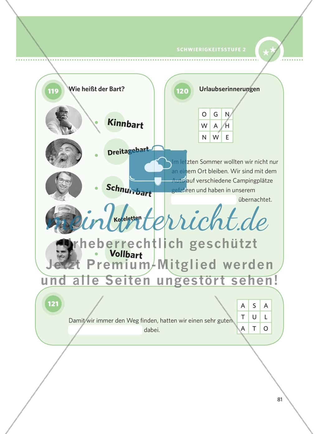 250 Rätsel DaF – Schwierigkeitsstufe 2: Teil 1 Preview 19