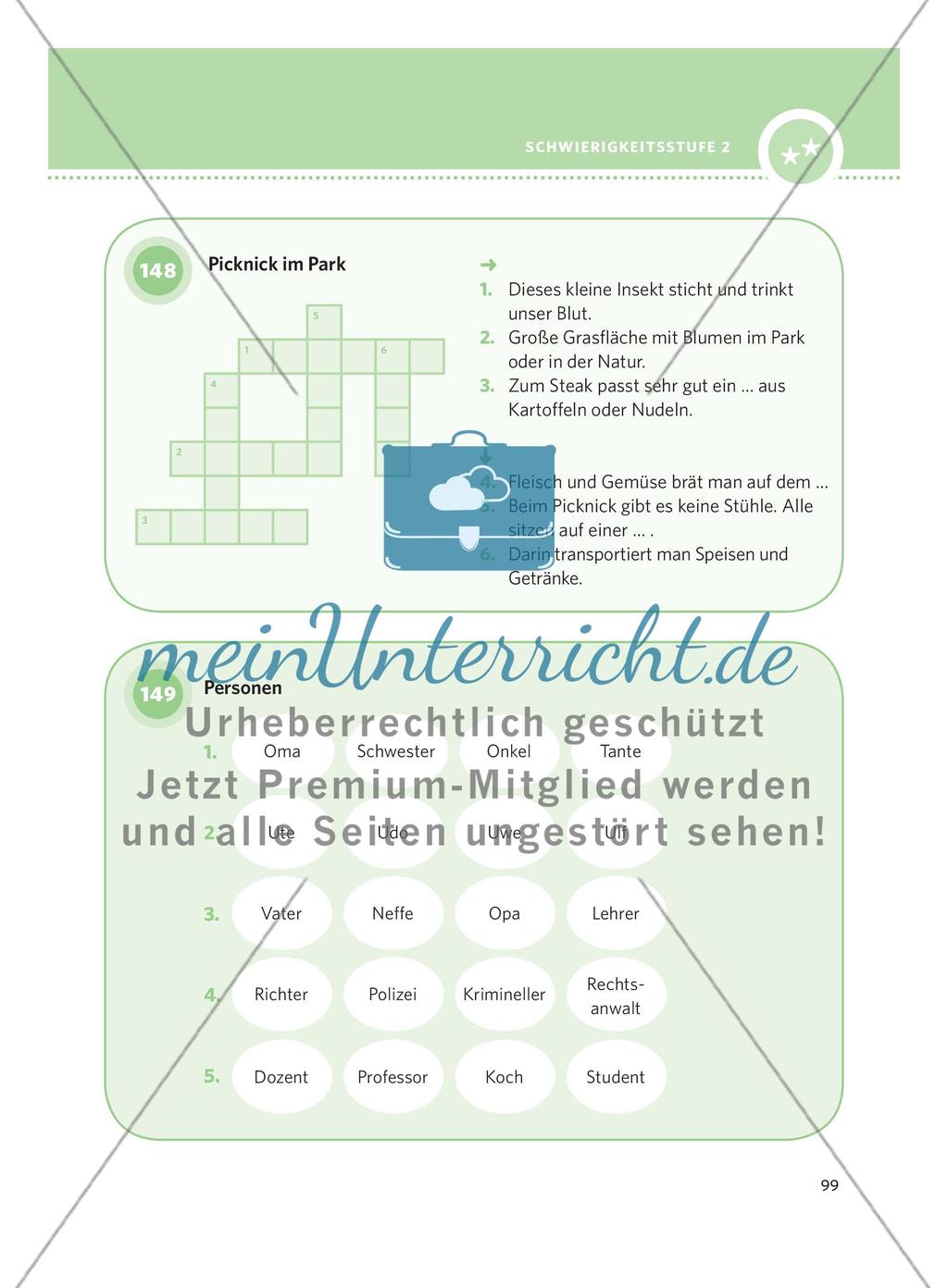 250 Rätsel DaF – Schwierigkeitsstufe 2: Teil 2 Preview 17