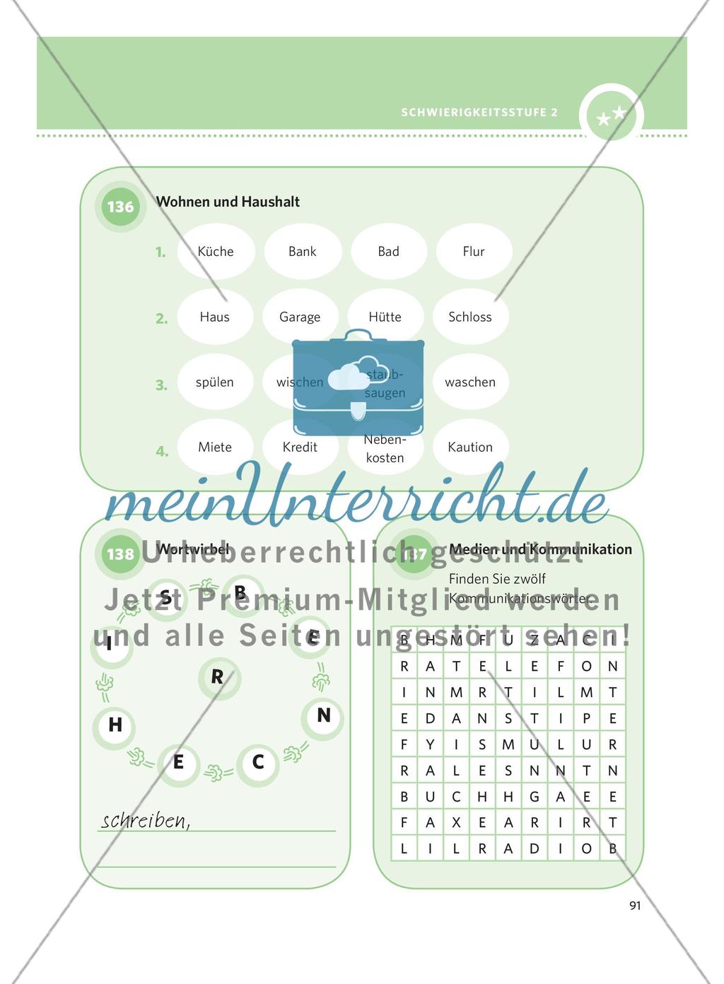 250 Rätsel DaF – Schwierigkeitsstufe 2: Teil 2 Preview 9