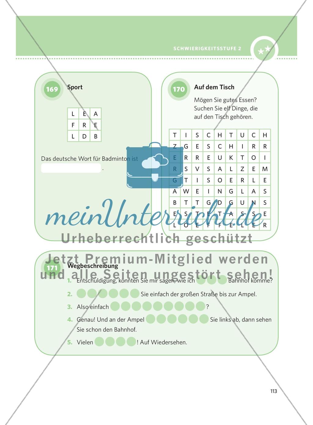 250 Rätsel DaF – Schwierigkeitsstufe 2: Teil 3 Preview 11