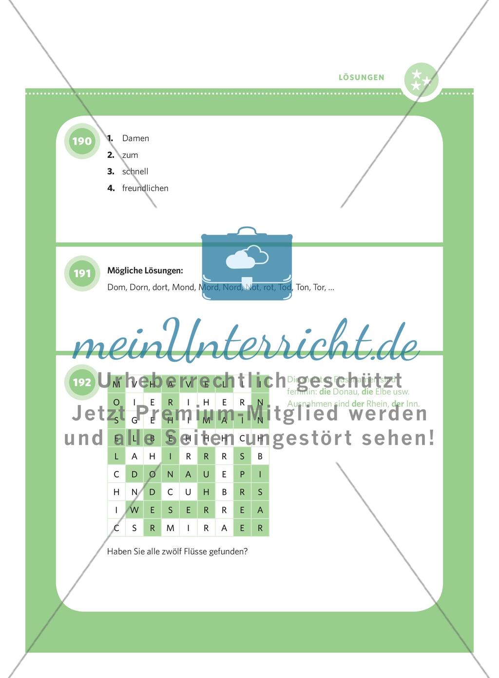 250 Rätsel DaF – Schwierigkeitsstufe 3: Teil 1 Preview 8