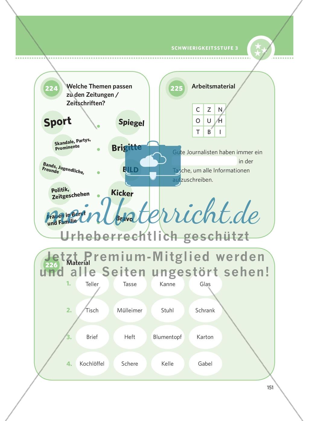 250 Rätsel DaF – Schwierigkeitsstufe 3: Teil 2 Preview 15