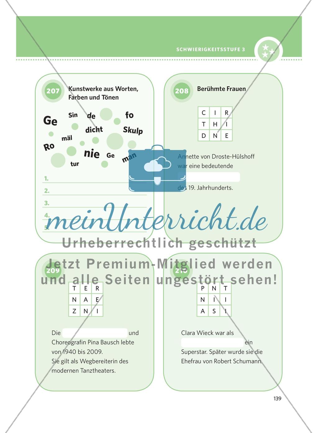 250 Rätsel DaF – Schwierigkeitsstufe 3: Teil 2 Preview 3