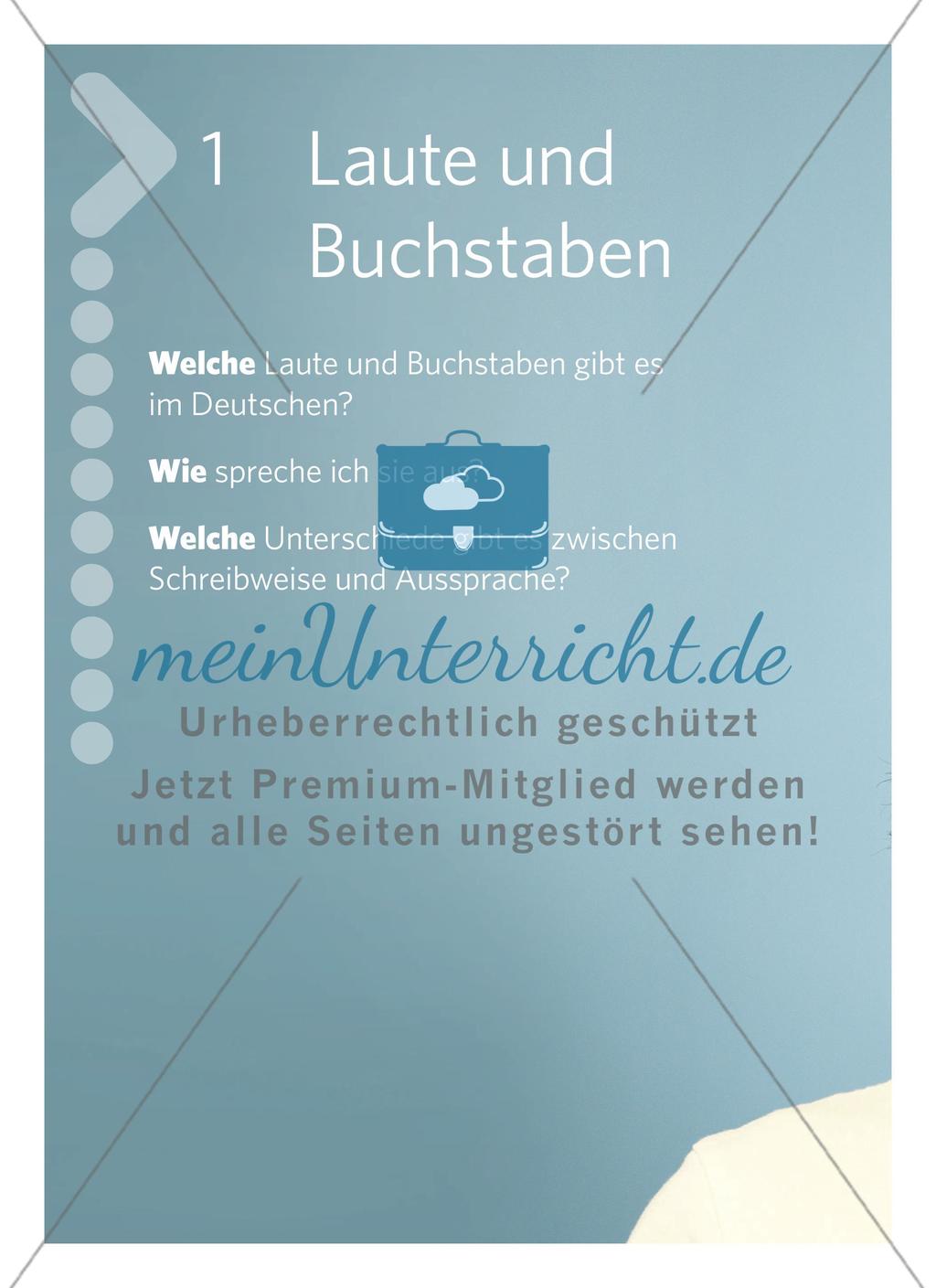 Laute und Buchstaben Preview 1