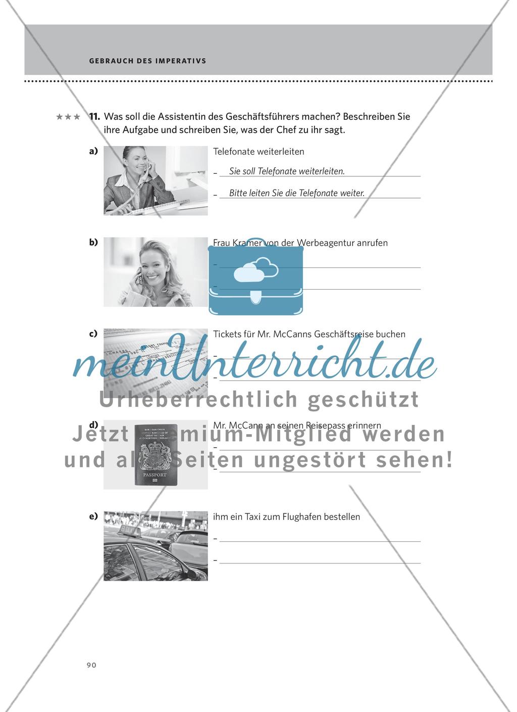 Gebrauch des Imperativs Preview 7