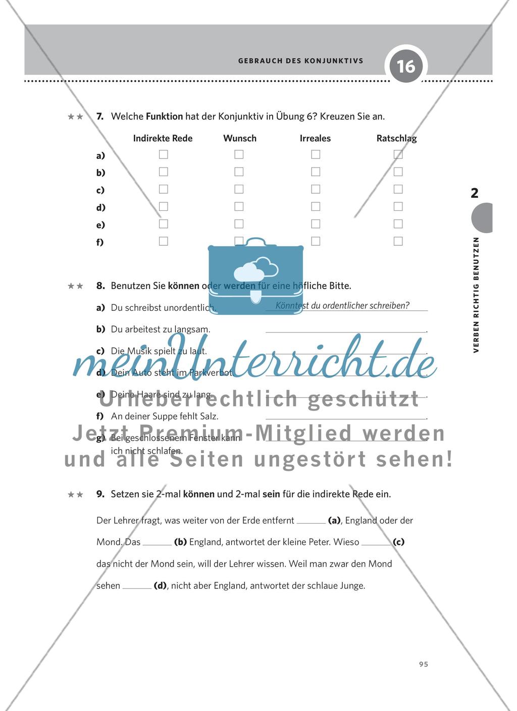 Gebrauch des Konjunktivs Preview 5