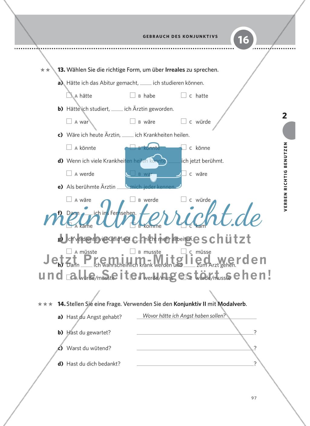 Gebrauch des Konjunktivs Preview 7