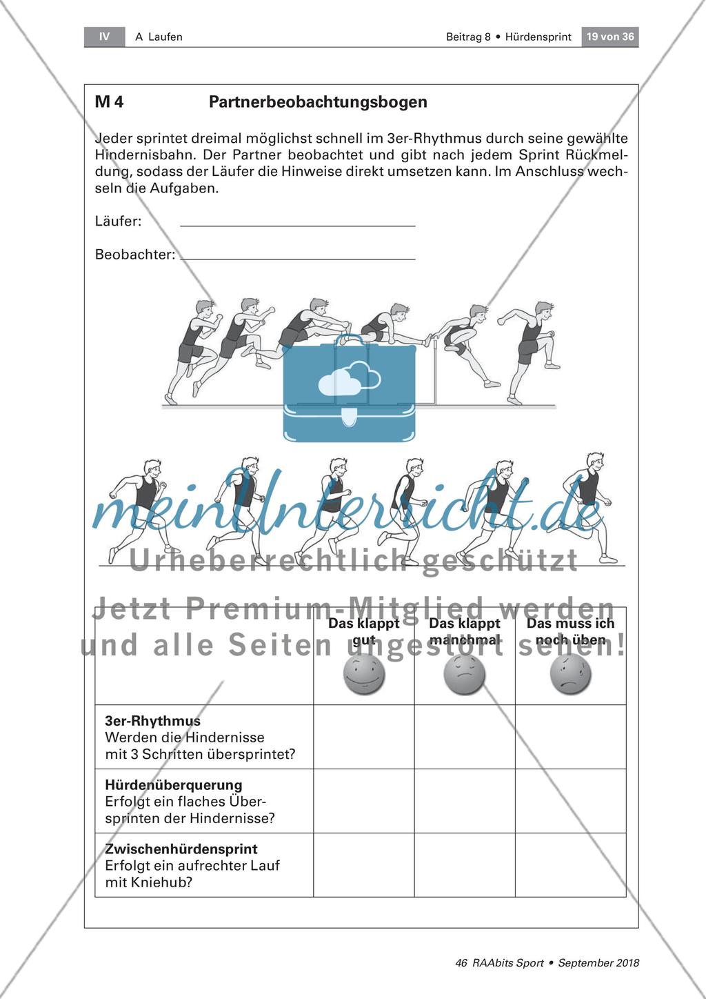 Übersprinten von Hindernissen im 3er-Rhythmus Preview 4