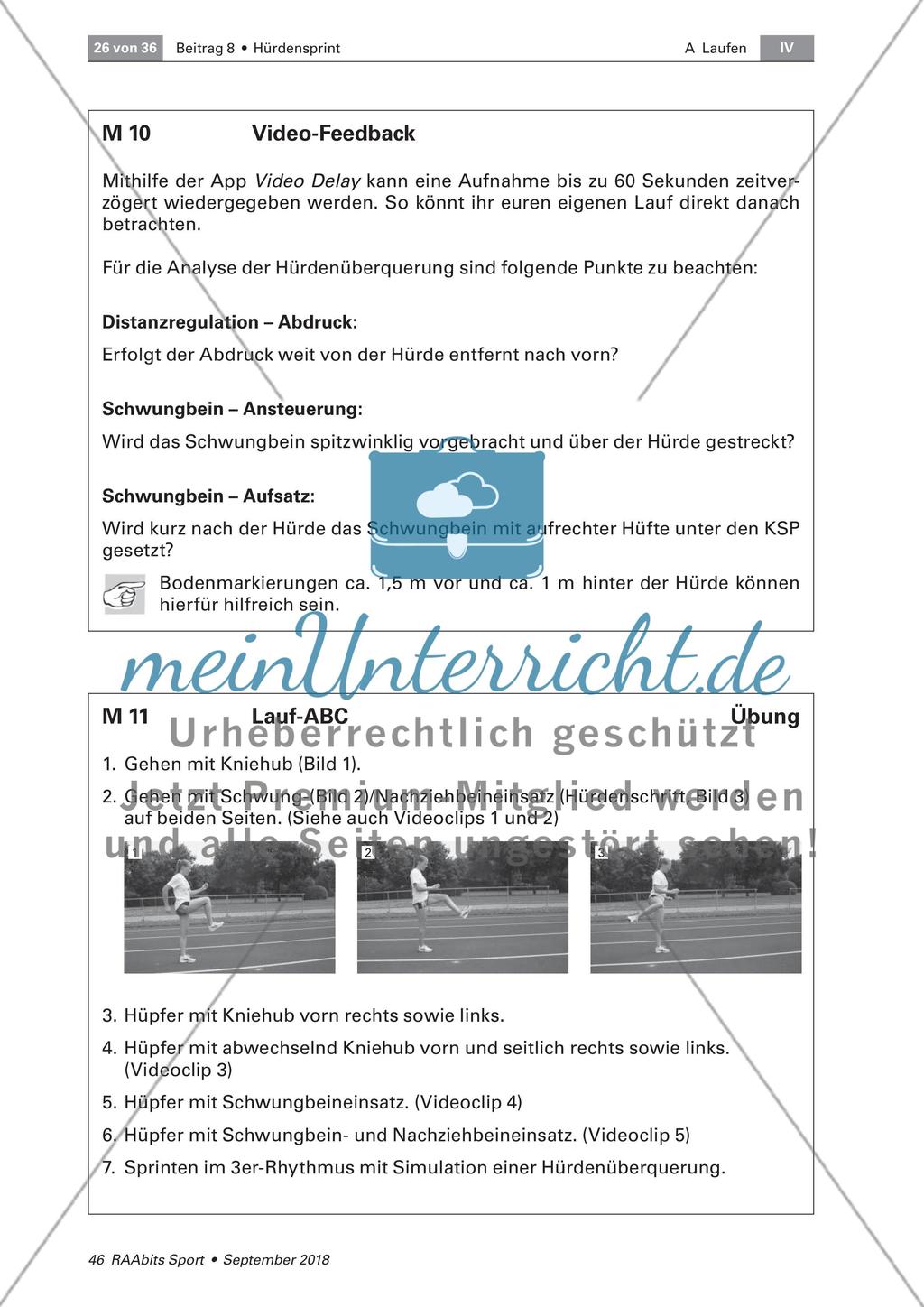 Schwungbeinbewegung und Distanzregulation Preview 8