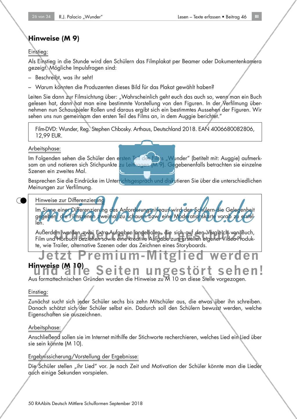 R. J. Palacio - Wunder: Eigener Soundtrack Preview 1