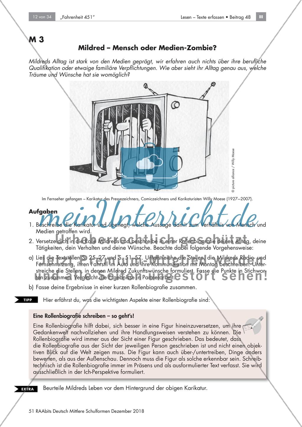 Ray Bradbury - Fahrenheit 451: Clarisse und Mildred Preview 4