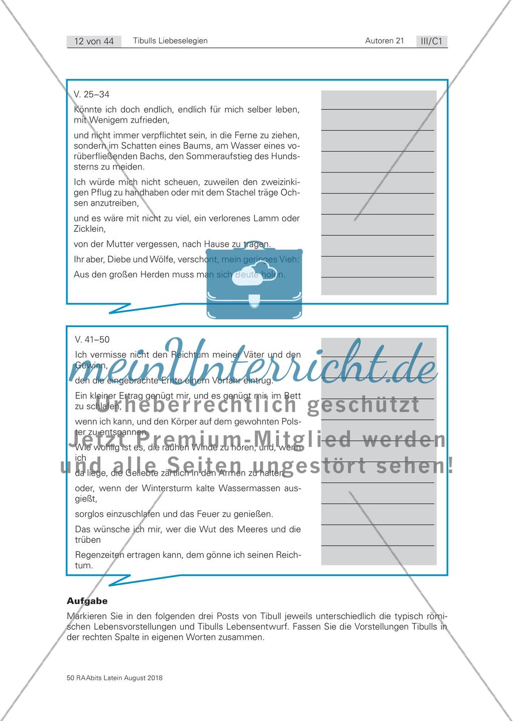 Der elegische Dichter Tibull Preview 4