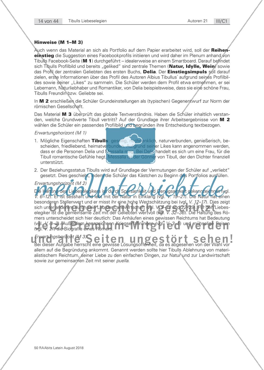 Der elegische Dichter Tibull Preview 6