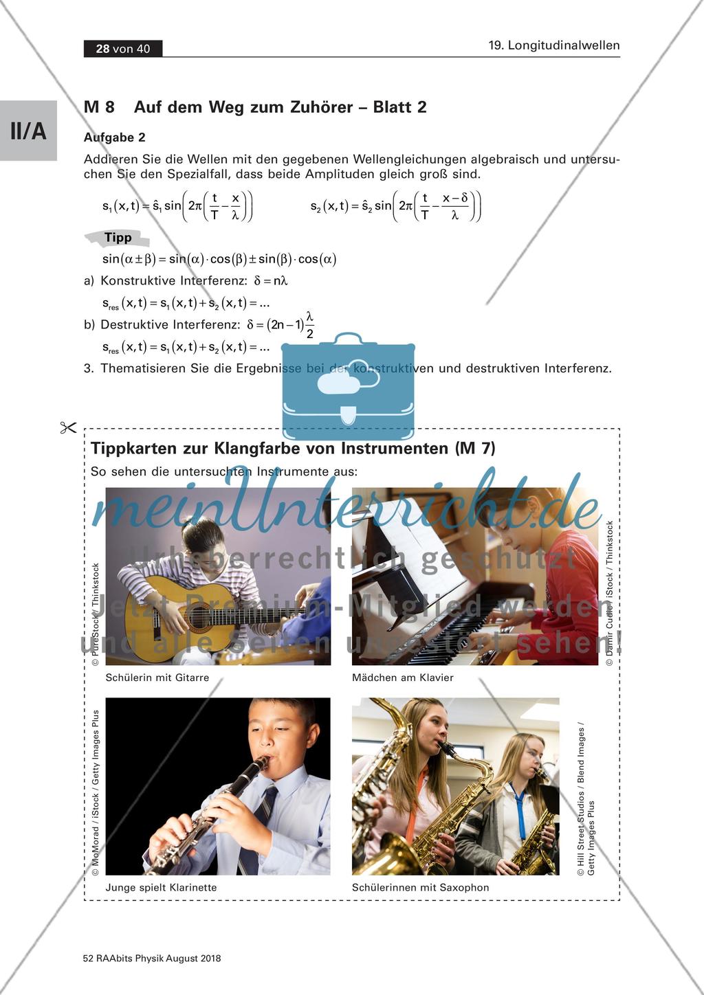 Von Tönen und Geräuschen in der Physik und der Musik: Teil 3 Preview 6