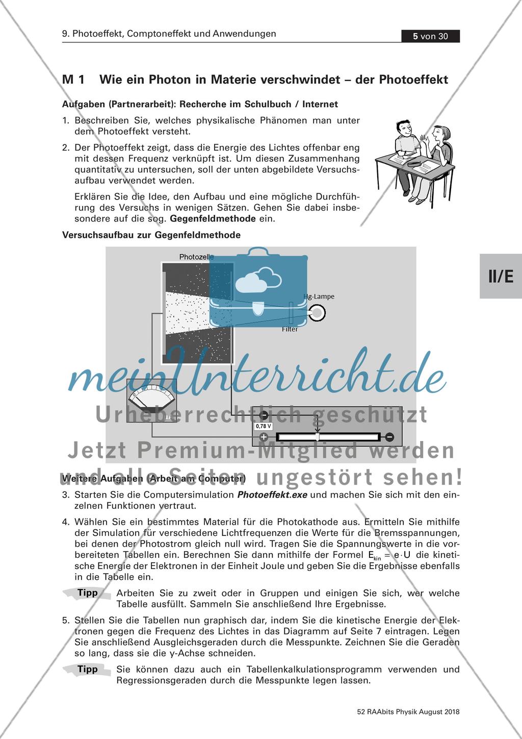Photo- und Comptoneffekt: Teil 1 Preview 1